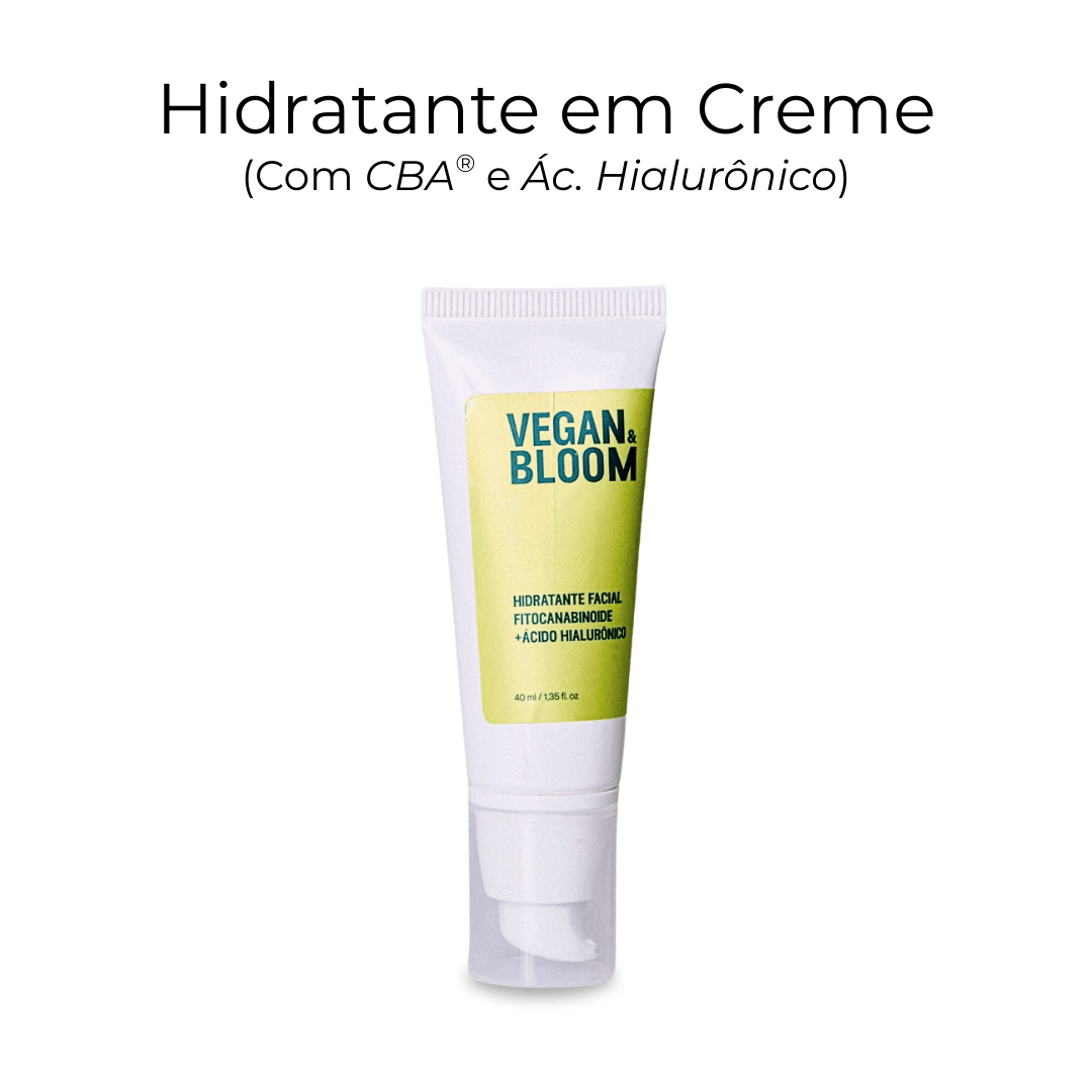 Hidratante Facial em Creme | CBA®  + Ácido Hialurônico