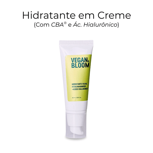 Hidratante Facial em Creme | CBA®  + Ácido Hialurônico